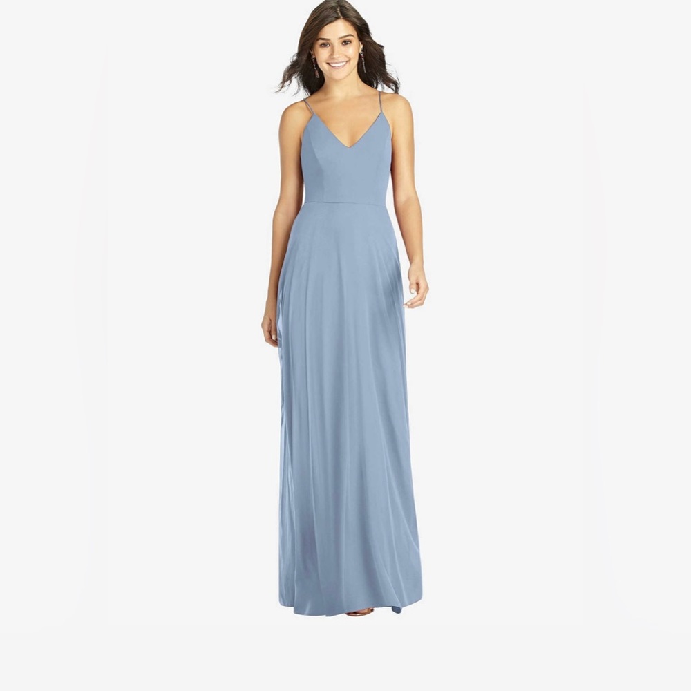 The Dessy Group- Cross Cross A Line Maxi Dress
0R
Color: Cloudy